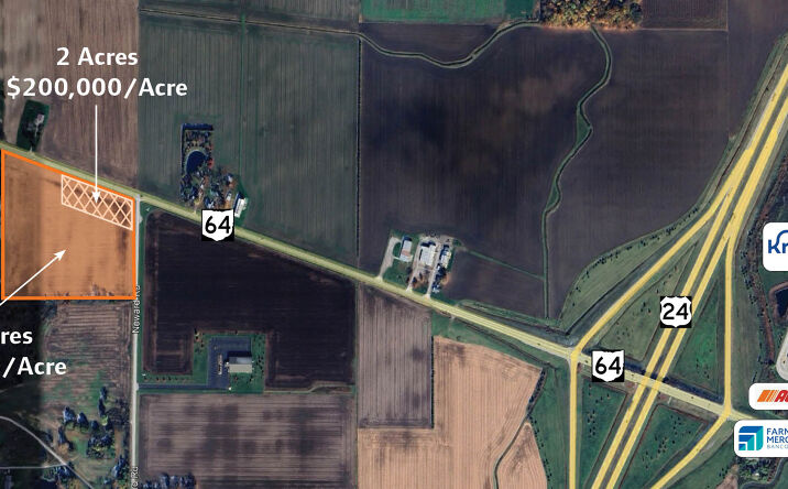 Pictures of Land property located at 0 Waterville Swanton Rd (State Route 64), Waterville, OH 43566 for sales - image #1