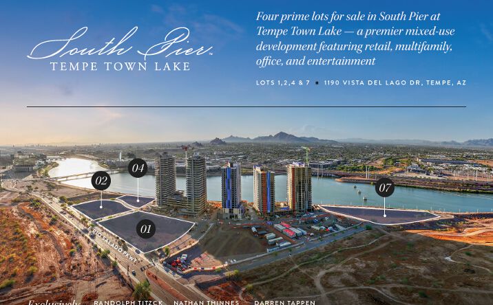 Pictures of Hospitality, Land, Multifamily, Office, Retail property located at ESEC Rural Rd and Rio Salado Parkway, Tempe, AZ 85281 for sales - image #1