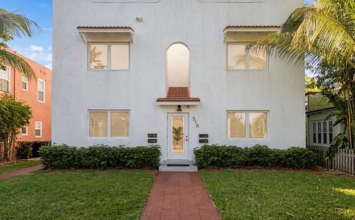 Pictures of Multifamily property located at 518 Biscayne Dr, West Palm Beach, FL 33401 for sales - image #1
