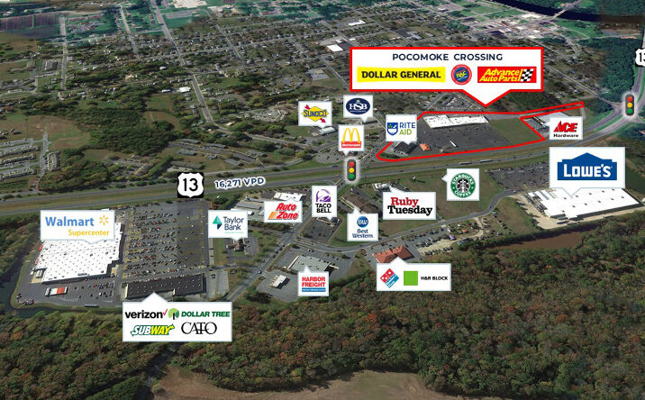 Pictures of Retail property located at 511 Linden Ave, Pocomoke City, MD 21851 for sales - image #1