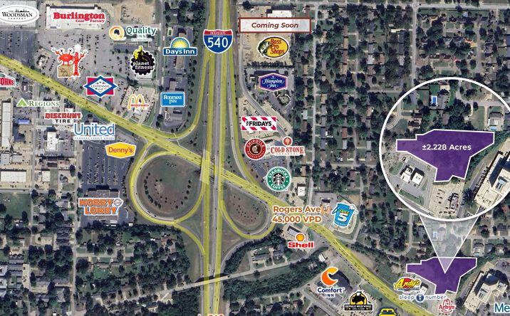 Pictures of Land property located at 6613 Rogers Ave, Fort Smith, AR 72903 for sales - image #1