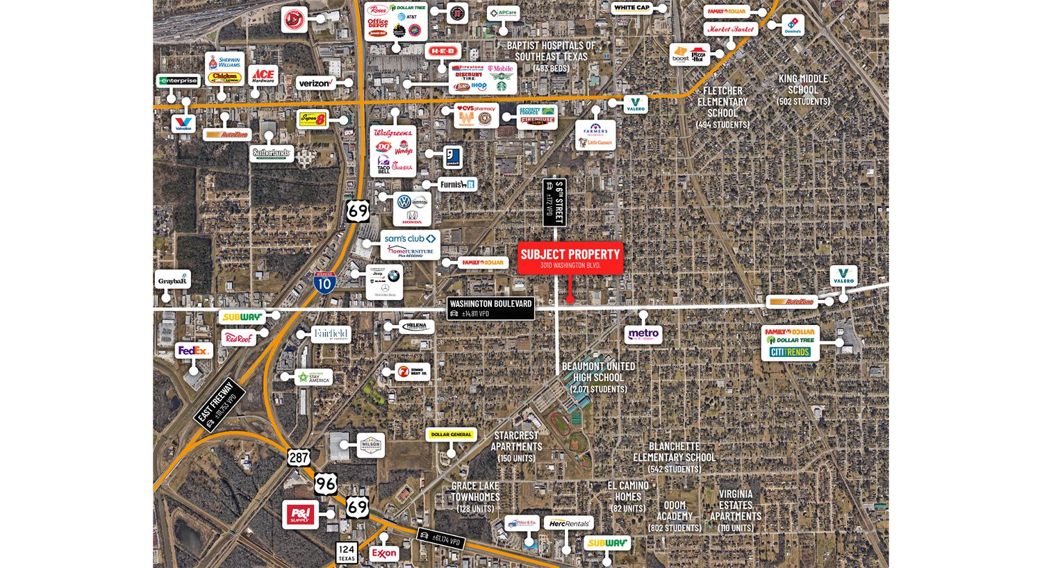 3010 WASHINGTON BLVD Beaumont TX 77705-1362 APN: 300005-000-028600 ...
