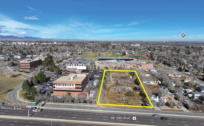 Pictures of Land property located at 9679 W. 6th Ave. Frontage, Lakewood, CO 80215 for sales - image #1