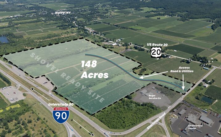Pictures of Land property located at Shortman Rd, Ripley, NY 14775 for sales - image #1