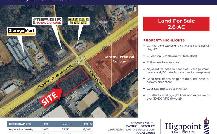 Pictures of Land property located at 360 US-29, Athens, GA 30601 for sales - image #1