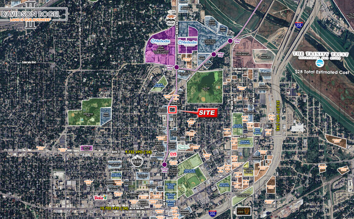 Pictures of Retail, Land property located at NEC - N. ZANG & W. 6TH ST., Dallas, TX 75208 for sales - image #1