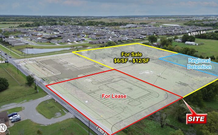 Pictures of Land property located at 12621 E 122nd St N, Collinsville, OK 74021 for sales - image #1