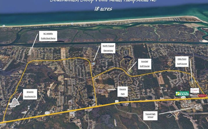 Pictures of Land property located at Sloop Point Rd, Hampstead, NC 28443 for sales - image #1