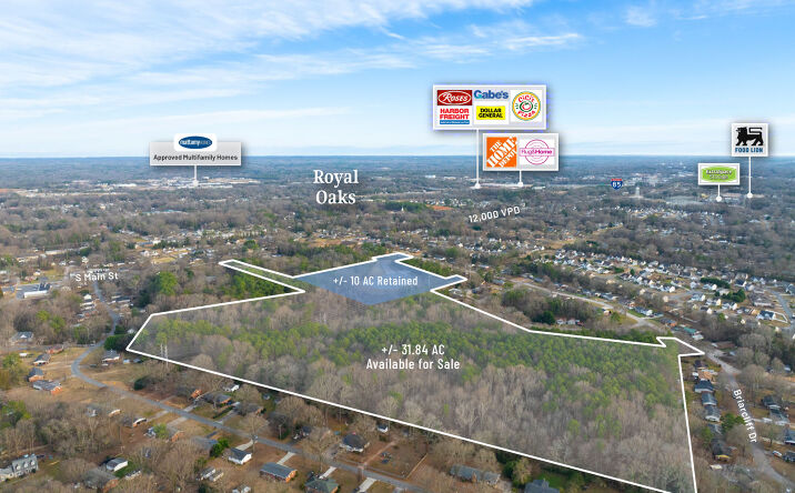 Pictures of Land property located at 156 Briarcliff Dr, Kannapolis, NC 28081 for sales - image #1