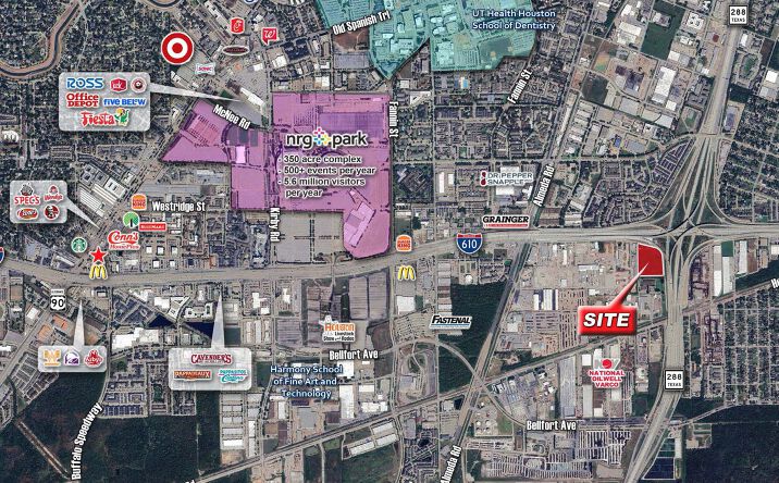 Pictures of Retail, Mixed Use property located at 301 South Loop West & Hwy 288, Houston, TX 77021 for sales - image #1