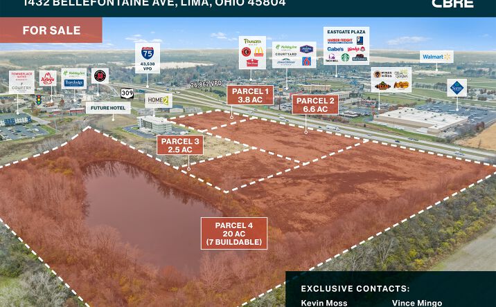 Pictures of Land property located at 1432 Bellefontaine Ave, Lima, OH 45804 for sales - image #1