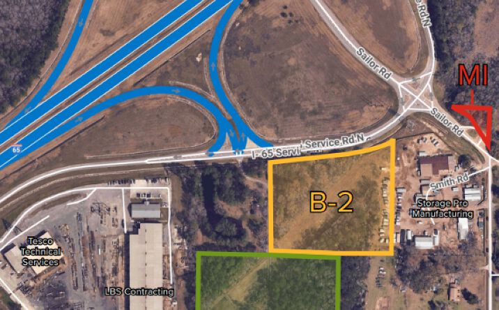 Pictures of Industrial, Land property located at I- 65 Service Rd N, Creola, AL 36525 for sales - image #1