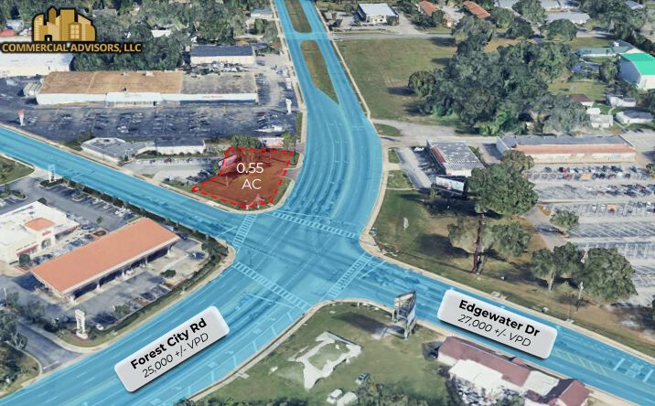 Pictures of Land, Retail property located at 5800 Forest City Rd, Orlando, FL 32810 for sales - image #1