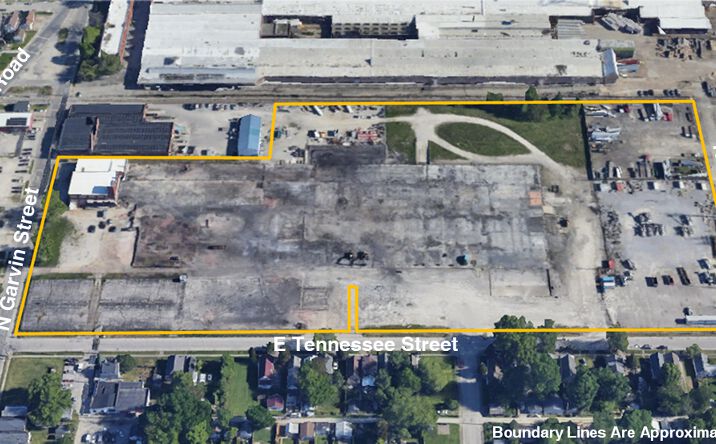Pictures of Land property located at 1521 N Garvin St, Evansville, IN 47711 for sales - image #1