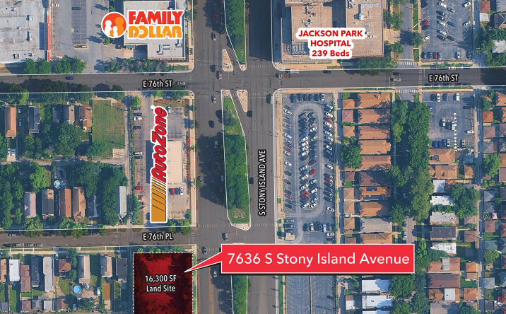 Pictures of Land property located at 7636 S Stony Island Ave, Chicago, IL 60649 for sales - image #1
