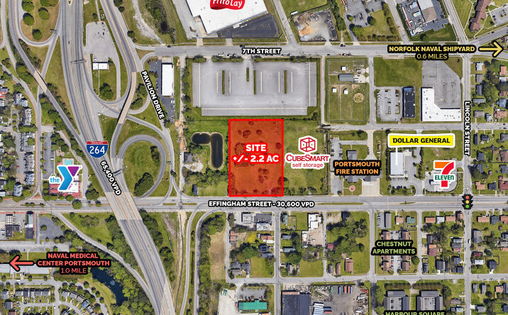 Pictures of Land property located at 1481 Effingham St, Portsmouth, VA 23704 for sales - image #1