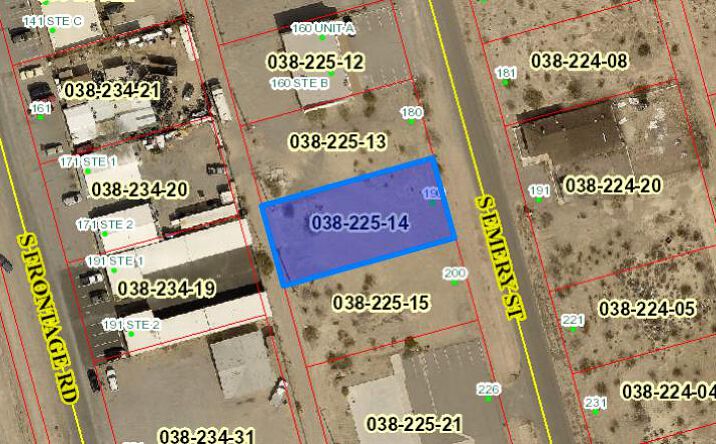 Pictures of Land property located at 190 Emery Street, Pahrump, NV 89048 for sales - image #1
