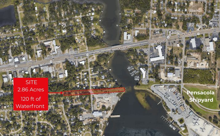 Pictures of Land, Mixed Use property located at 290 S Pinewood Ln, Pensacola, FL 32507 for sales - image #1