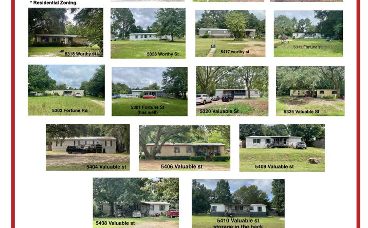 Pictures of Mobile Home Park property located at 5410 Valuable Street, Albany, GA 31772 for sales - image #1