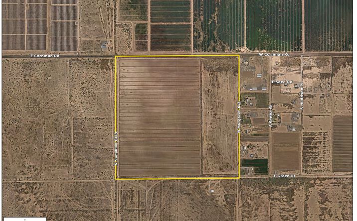 Pictures of Land property located at SEC Cornman Rd & Sunshine Blvd, Eloy, AZ 85131 for sales - image #1