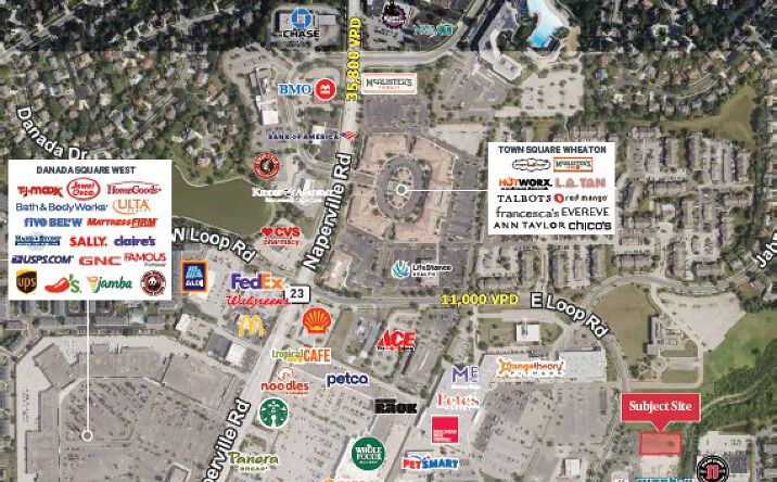 Pictures of Land, Retail property located at 311 E Loop Rd, Wheaton, IL 60189 for sales - image #1