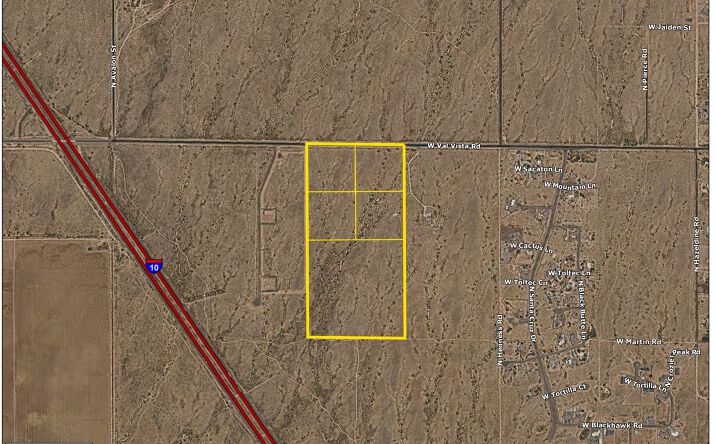Pictures of Land property located at E/SEC I-10 and Val Vista Rd, Casa Grande, AZ 85194 for sales - image #1