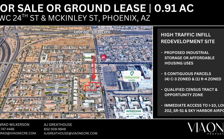 Pictures of Industrial, Land, Multifamily, Retail property located at 708 N 24th St, Phoenix, AZ 85006 for sales - image #1