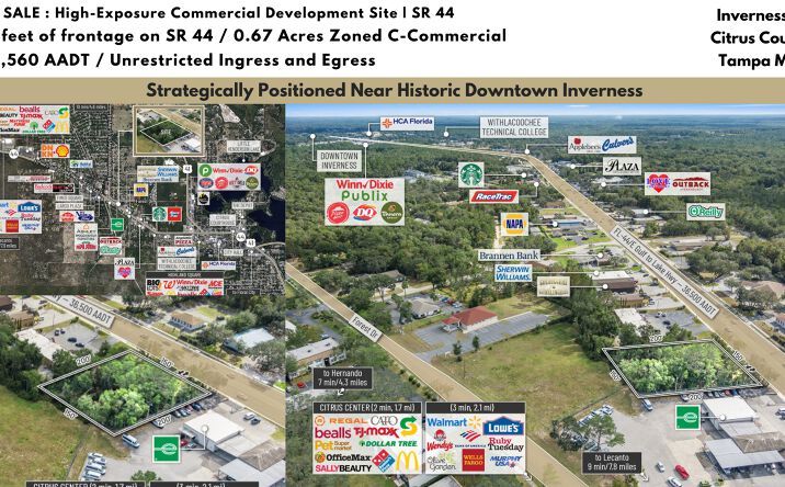 Pictures of Land property located at 2514 Hwy 44 W, Inverness, FL 34453 for sales - image #1