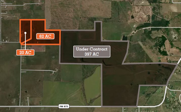 Pictures of Industrial, Land, Self Storage property located at W FM 875, Midlothian, TX 76065 for sales - image #1