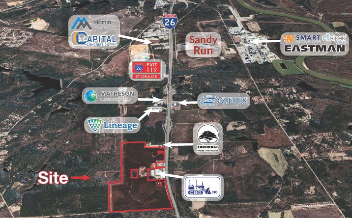 Pictures of Land property located at Frontage Road, Gaston, SC 29150 for sales - image #1