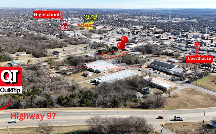 Pictures of Land property located at 223 E Jackson Avenue N, Sapulpa, OK 74066 for sales - image #1