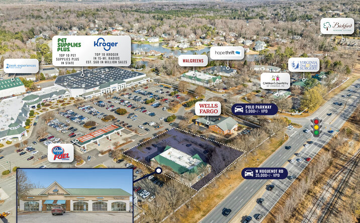 Pictures of Retail property located at 11422 W Huguenot Rd, Midlothian, VA 23113 for sales - image #1