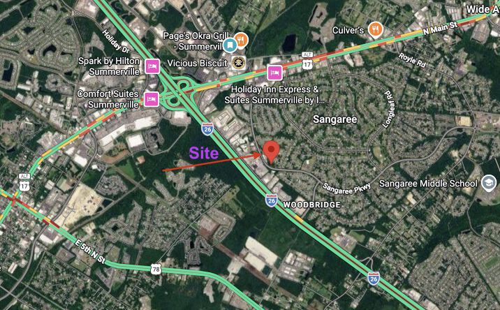 Pictures of Land property located at 369 Sangaree Parkway, Summerville, SC 29486 for sales - image #1