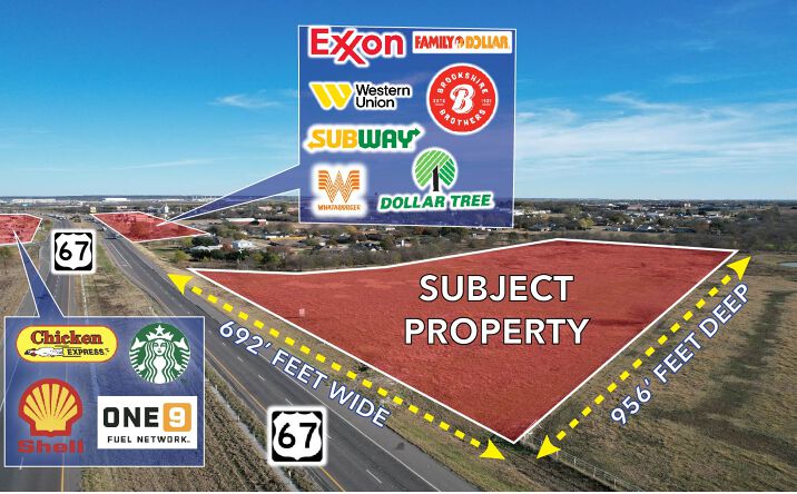 Pictures of Land property located at 299 US-67, Venus, TX 76084 for sales - image #1