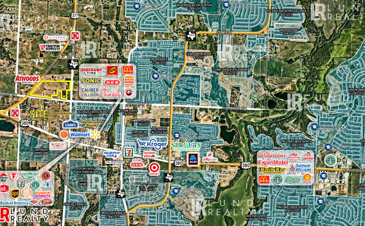 Pictures of Land property located at 65.8 Acres Hwy-377 | Fishtrap Rd | FM-424, Cross Roads, TX 76227 for sales - image #1