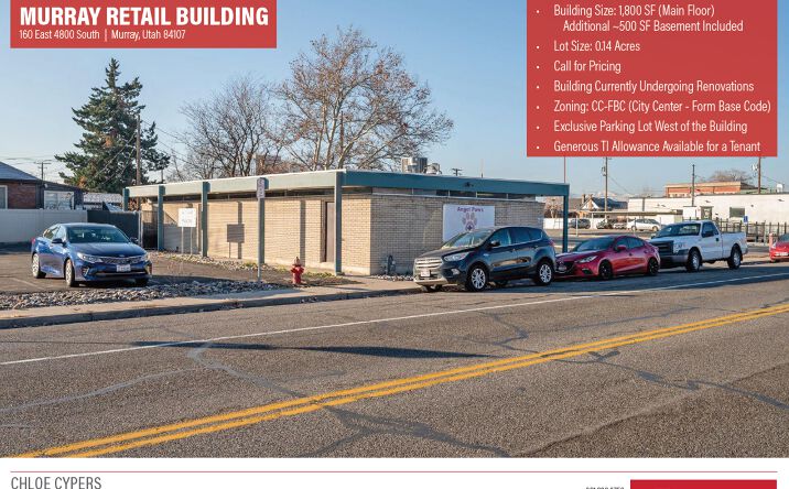 Pictures of Office, Retail property located at 160 E 4800 S, Murray, UT 84107 for sales - image #1