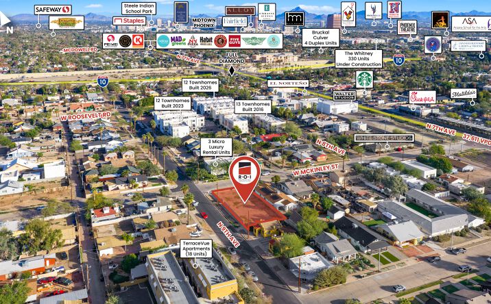 Pictures of Land property located at 821 W McKinley St, Phoenix, AZ 85007 for sales - image #1