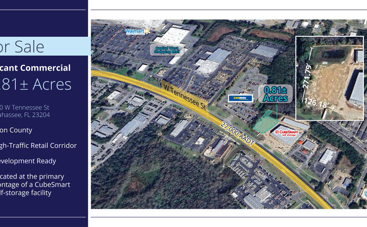 Pictures of Land property located at 3200 W Tennessee St, Tallahassee, FL 32304 for sales - image #1