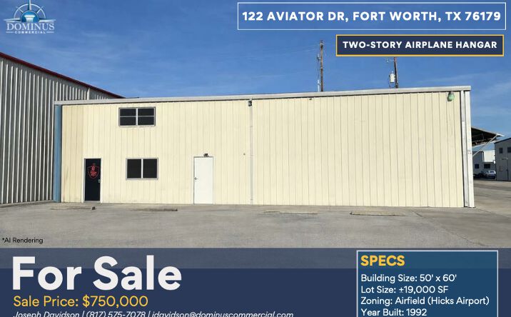 Pictures of Industrial, Special Purpose property located at 122 Aviator Dr, Fort Worth, TX 76179 for sales - image #1