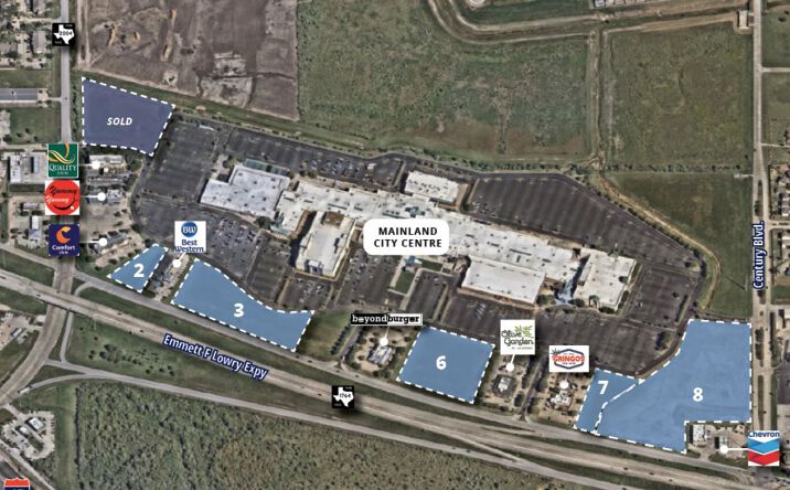 Pictures of Land property located at 10000 Emmett F Lowry Expy - Lot 6, Texas City, TX 77591 for sales - image #1