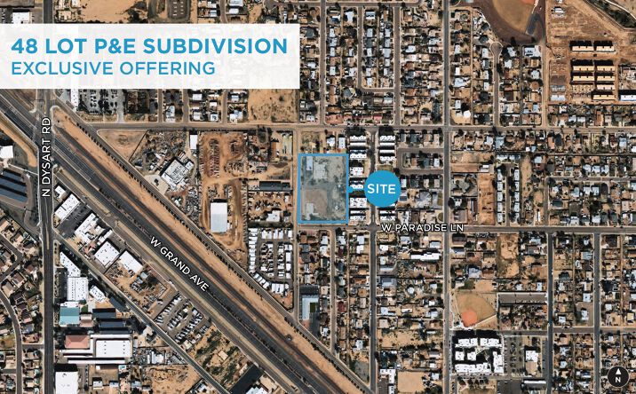 Pictures of Land property located at 12838 W Paradise Ln, Surprise, AZ 85378 for sales - image #1