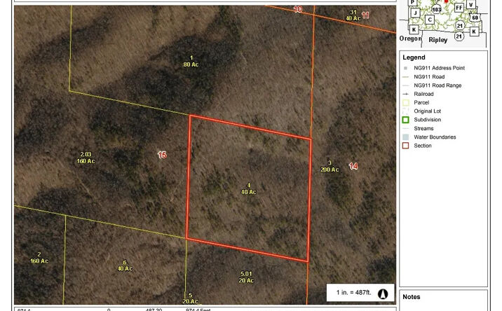 Pictures of Land property located at 001 Carter 205A, Van Buren, MO 63965 for sales - image #1