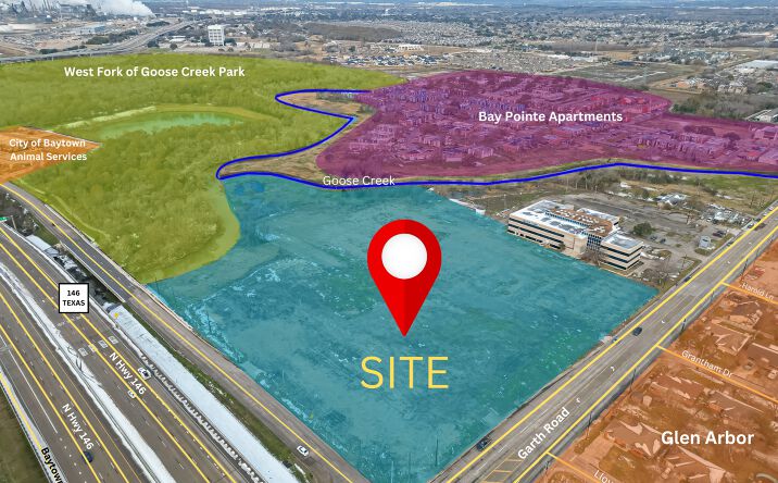 Pictures of Land property located at 2800 Garth Rd, Baytown, TX 77521 for sales - image #1