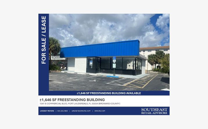 Pictures of Retail property located at 1341 E Commercial Blvd, Oakland Park, FL 33334 for sales - image #1