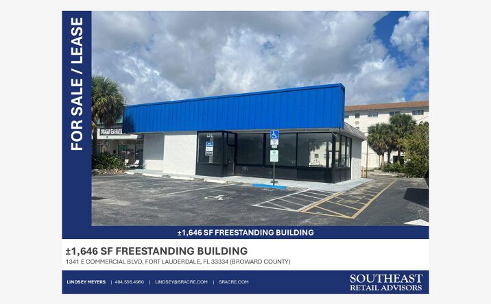 Pictures of Retail property located at 1341 E Commercial Blvd, Oakland Park, FL 33334 for sales - image #1