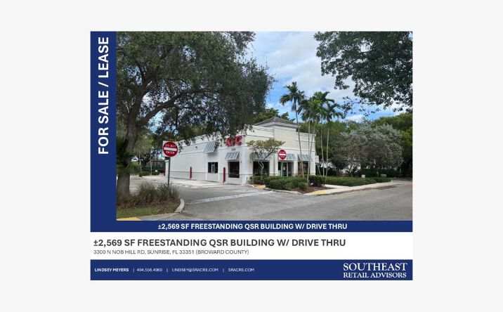 Pictures of Retail property located at 3300 N Nob Hill Rd, Sunrise, FL 33351 for sales - image #1