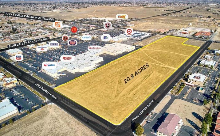 Pictures of Land property located at Town Center Dr, Apple Valley, CA 92308 for sales - image #1