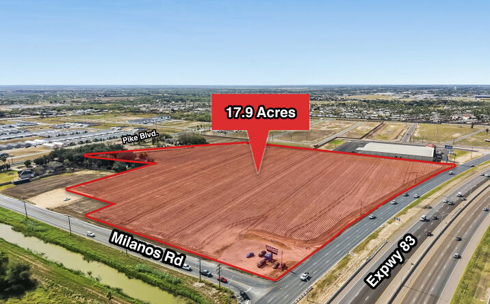 Pictures of Land property located at Interstate 2 and N. Milano Road, Weslaco, TX, Weslaco, TX 78596 for sales - image #1