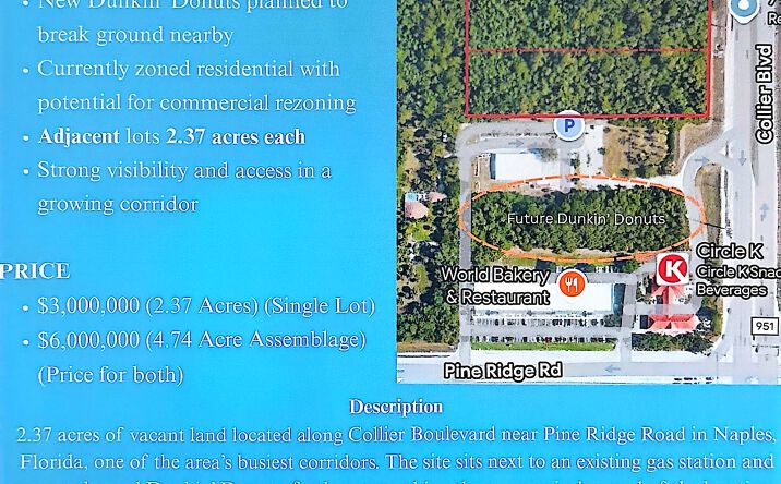 Pictures of Land property located at Collier Blvd, Naples, FL 34119 for sales - image #1