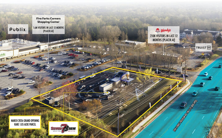 Pictures of Retail property located at 4035 Five Forks Trickum Rd SW, Lilburn, GA 30047 for sales - image #1